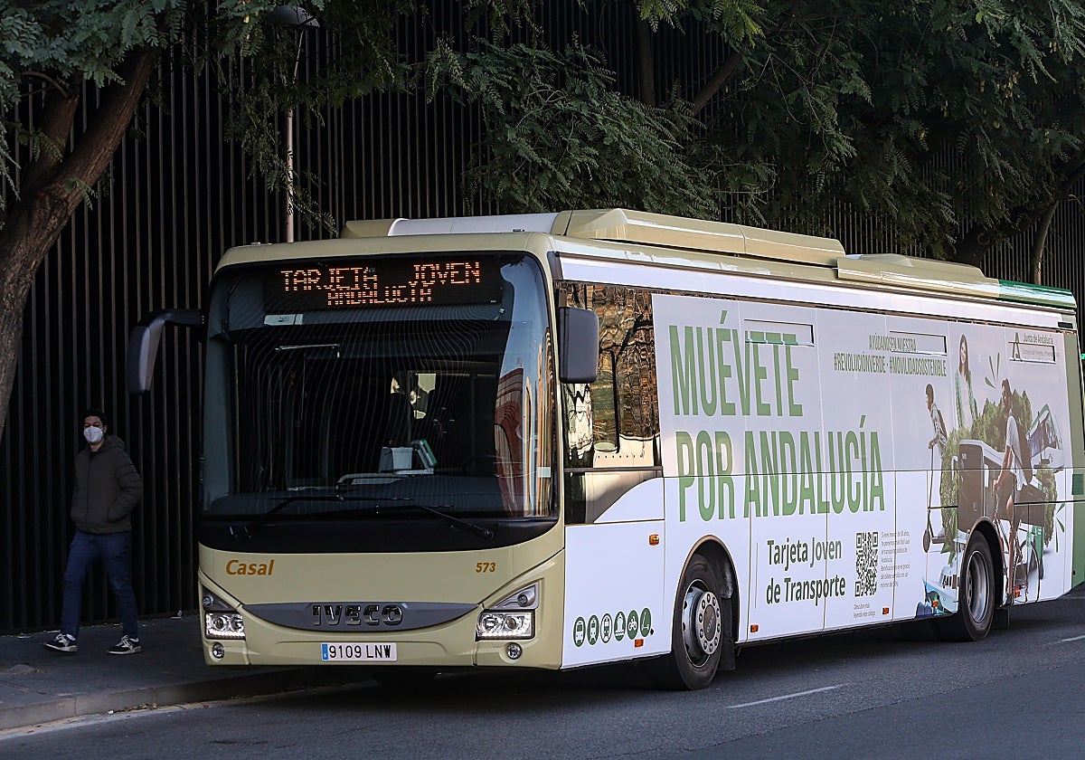 Imagen de un autobús del Consorcio de Transportes