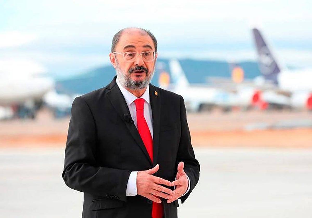 El presidente de Aragón, Javier Lambán