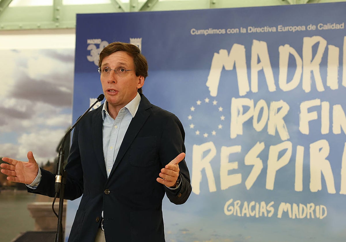 El alcalde de Madrid, José Luis Martínez-Almeida