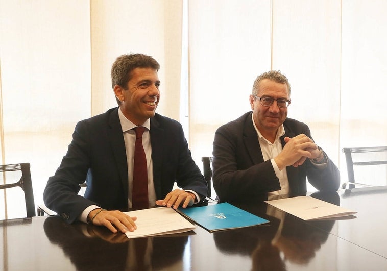 Mazón anuncia la apertura de una sede permanente de la Diputación en la ciudad de Benidorm