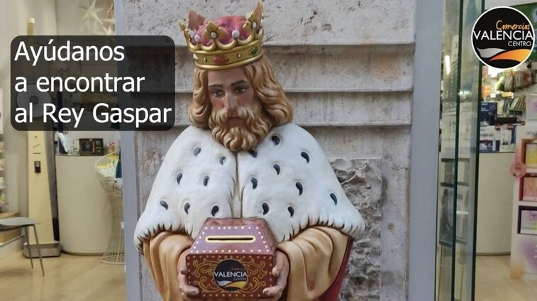 El vídeo en el que un joven roba la figura del Rey Gaspar en pleno centro de Valencia