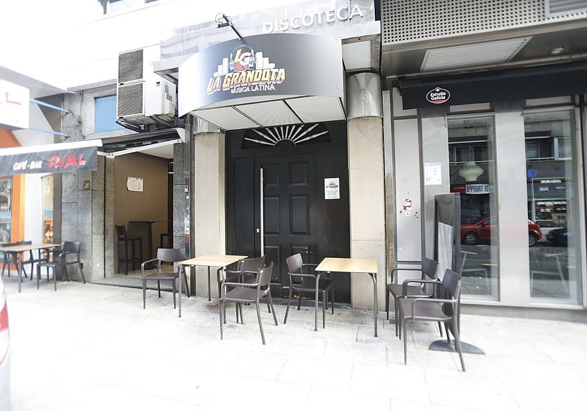 Calle compostelana en la que se produjo el crimen