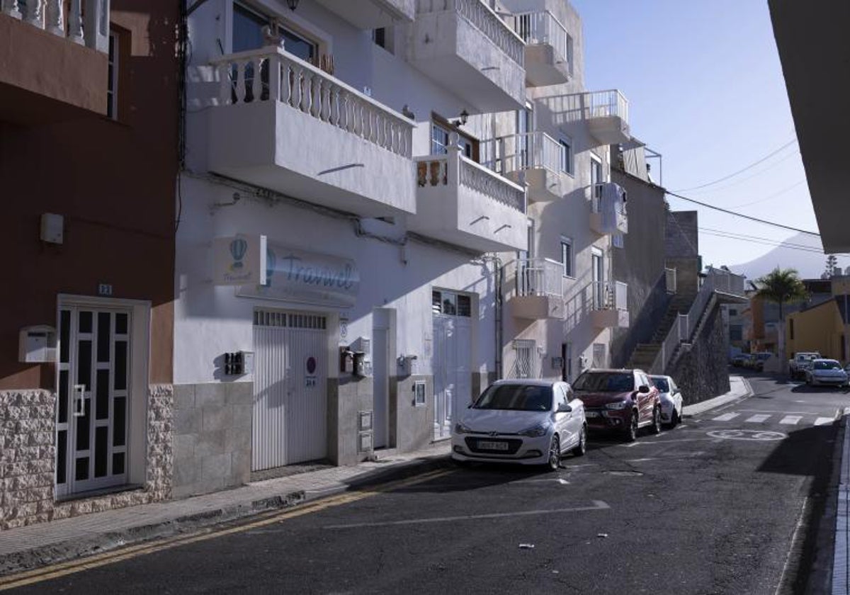 La calle Jose Espronceda de la localidad Armeñime, lugar donde se encuentra el domicilio donde ocurrieron los hechos