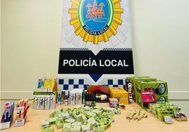 La Policía Local de Córdoba requisa 17.884 petardos y 126 vappers