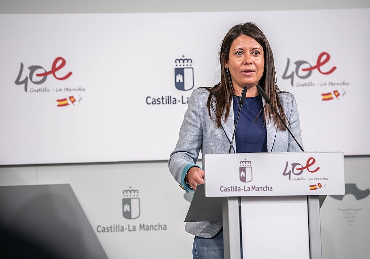 La consejera de Bienestar Social, Blanca García Torijano