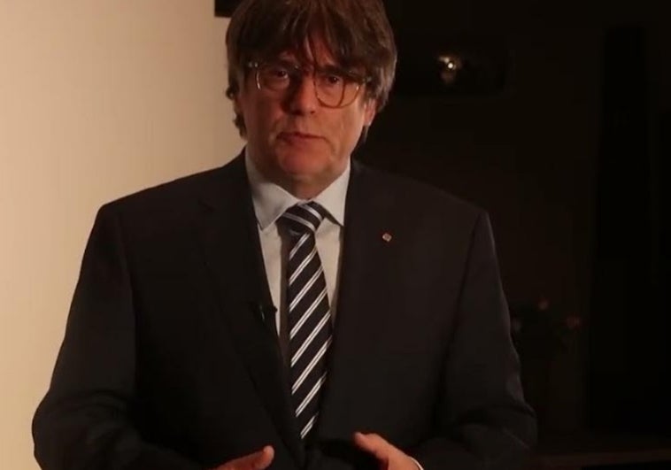 Puigdemont dice que no volverá «esposado ni «rendido» ante un juez español