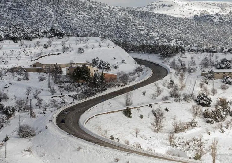La Aemet alerta de la llegada de nieve y temperaturas bajo cero a la Comunidad Valenciana
