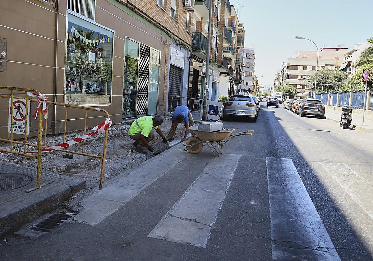 Obras del Ayuntamiento de Córdoba durante el verano de 2022