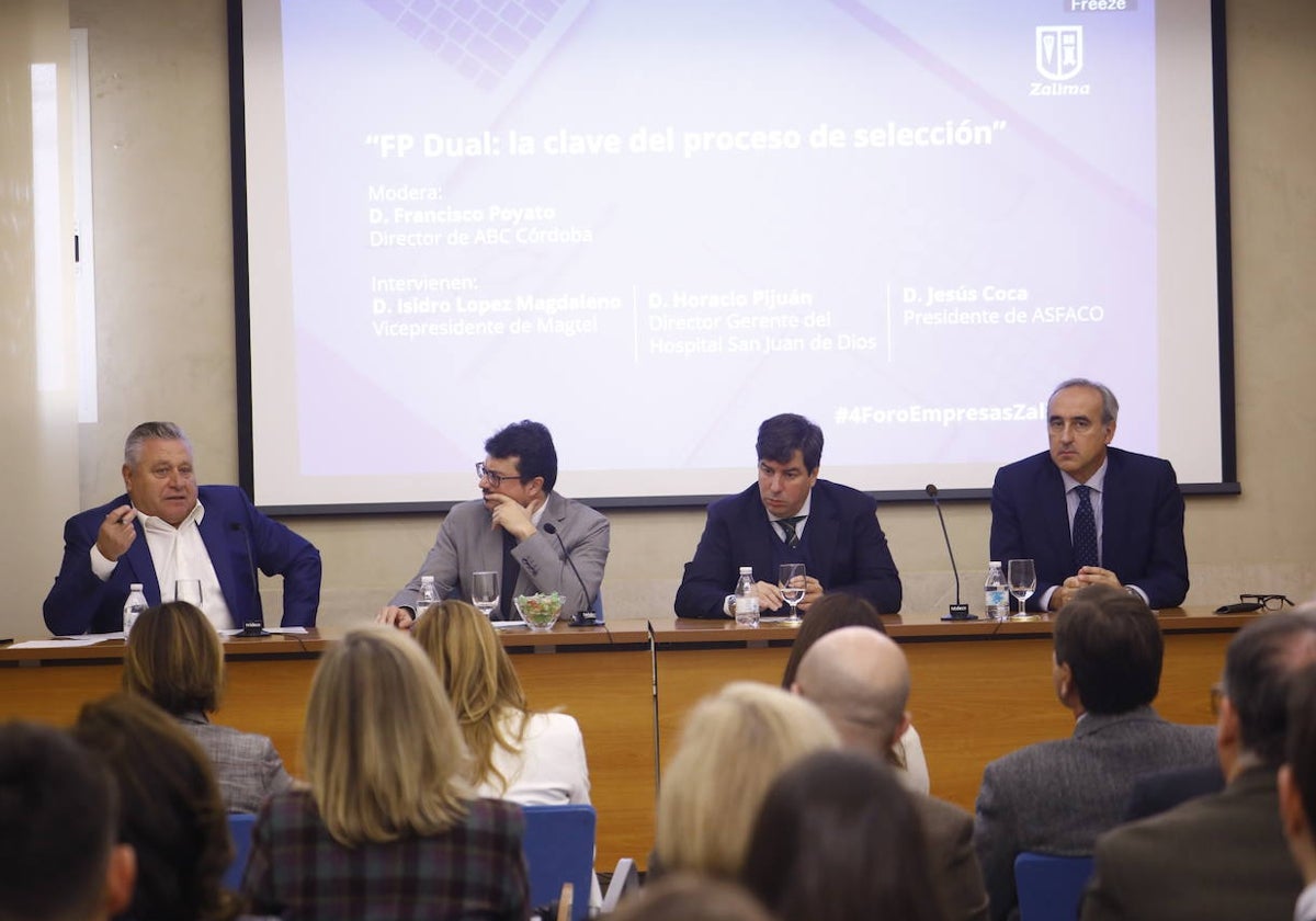 Un momento del IV Foro Empresarios FP Dual, organizado por Zalima