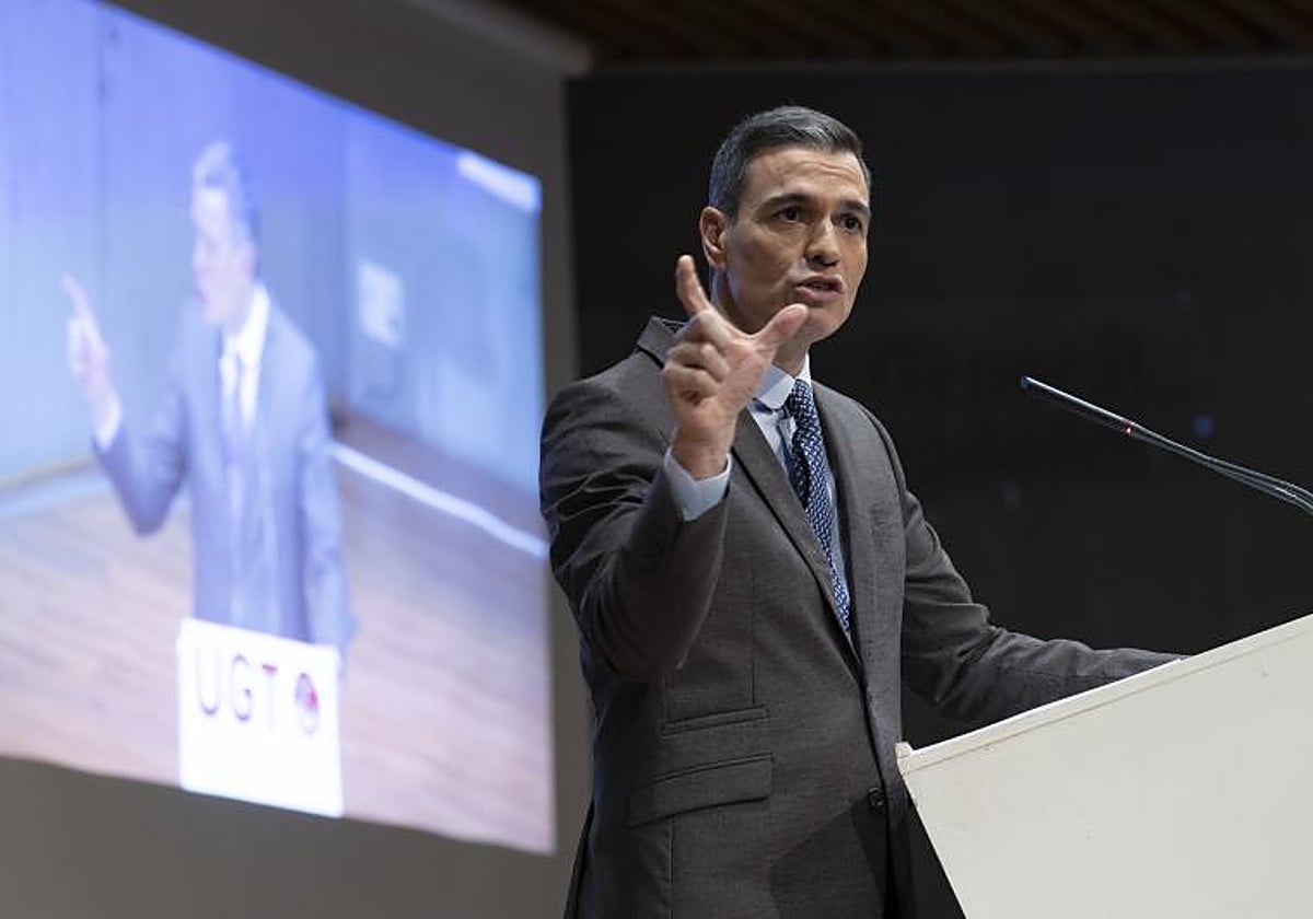 El presidente del Gobierno, Pedro Sánchez