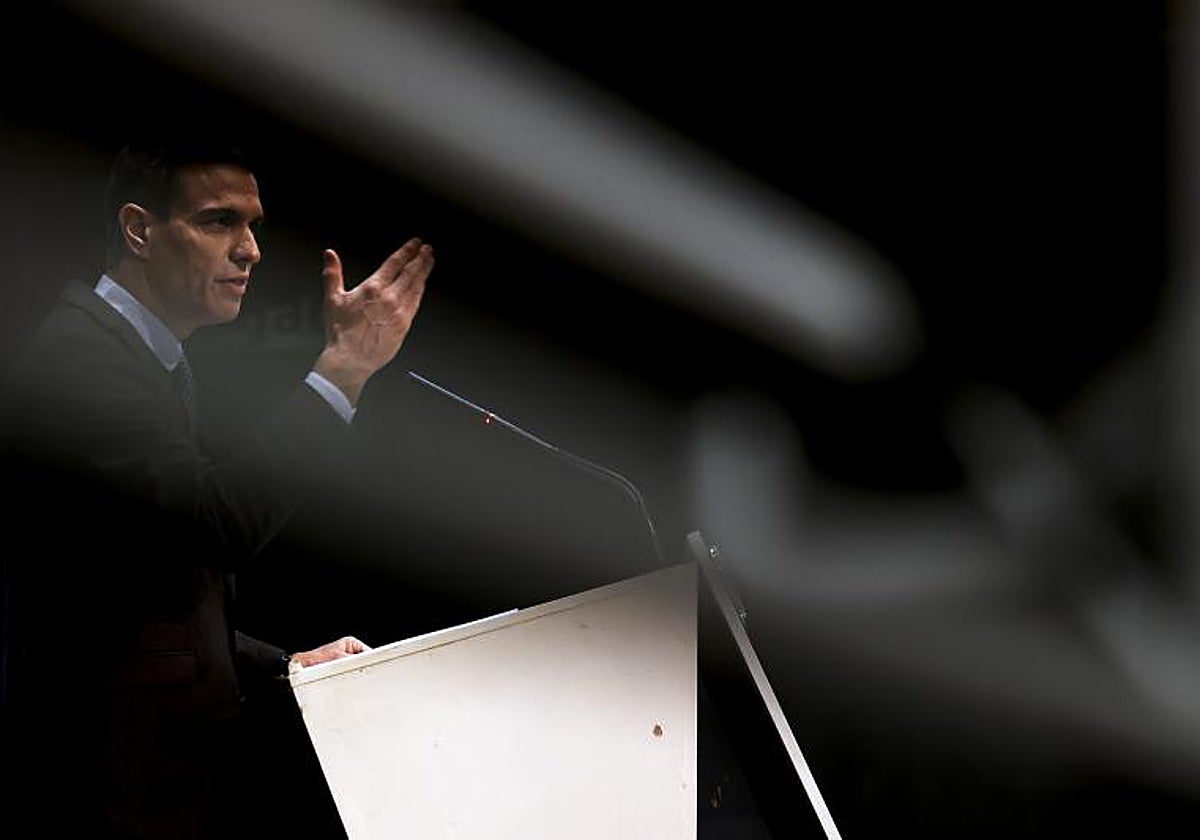 El presidente del Gobierno, Pedro Sánchez