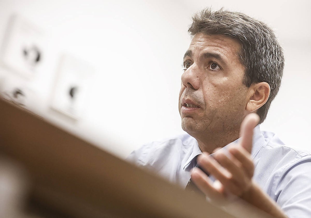 Imagen de archivo del presidente del PPCV, Carlos Mazón