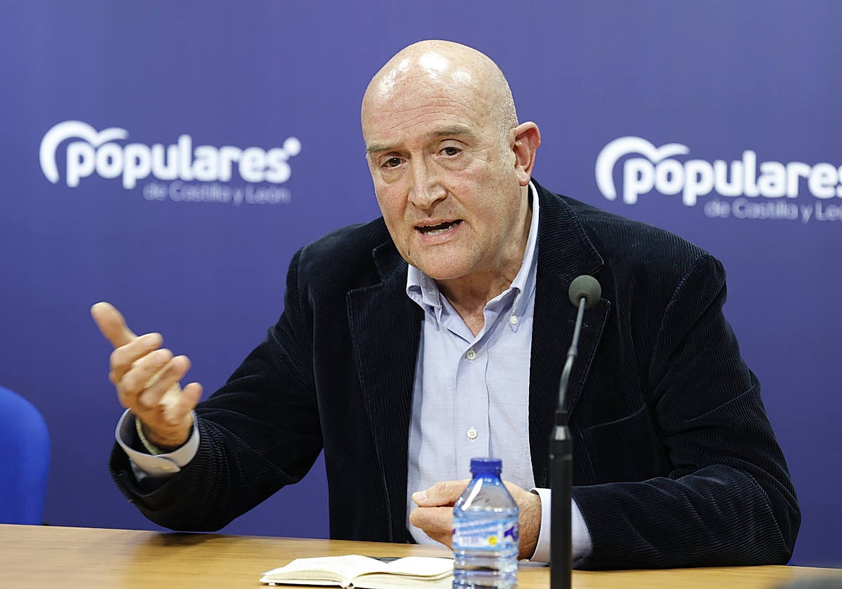 Jesús Julio Carnero, candidato del PP a la Alcaldía de Valladolid