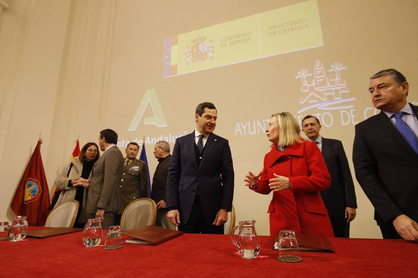 La firma de los convenios de la Base Logística de Córdoba, en imágenes