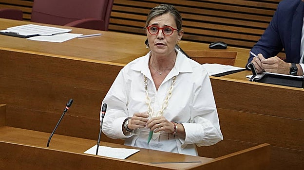 Imagen de archivo de la portavoz adjunta del PP en las Cortes Valencianas, Elena Bastidas