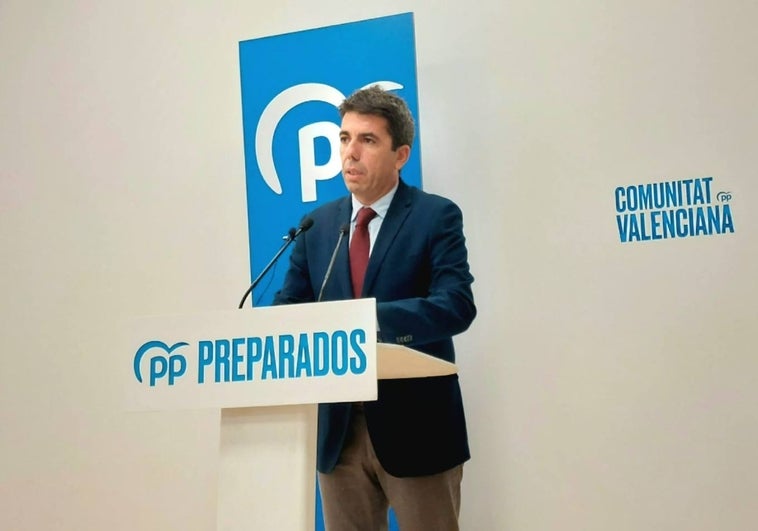 Carlos Mazón, tras el dictamen sobre el trasvase del Tajo-Segura: «El PSOE consuma sus planes de dejar sin agua a Alicante»