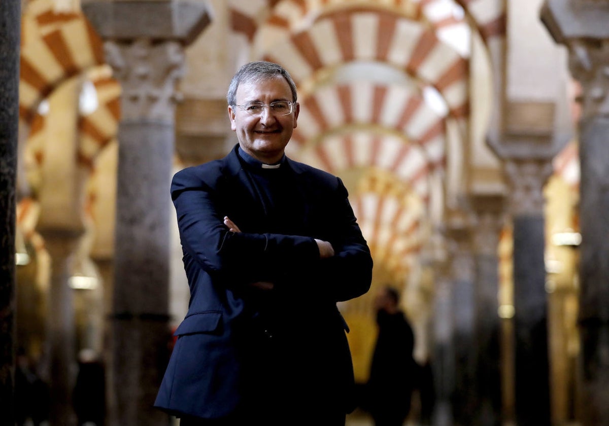 Joaquín Alberto Nieva, en la Mezquita-Catedral de Córdoba