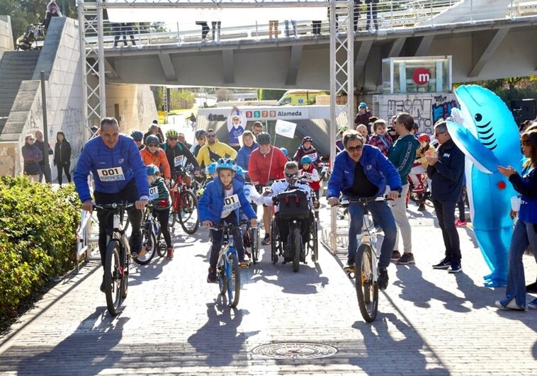 Éxito de participación del primer «Pedalea por el planeta» organizado por Global Omnium y la Vuelta Ciclista a la Comunidad Valenciana