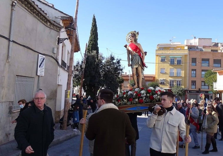 Quintanar honra a san Sebastián