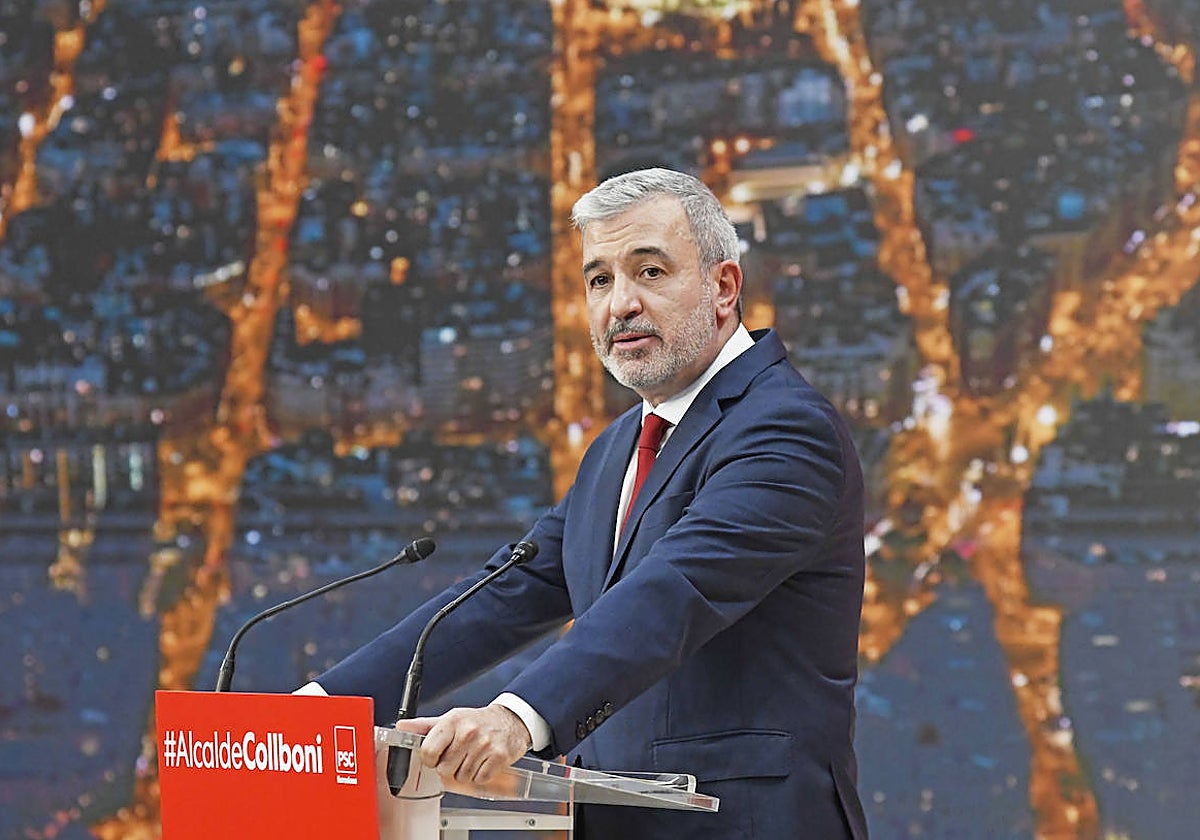 Collboni, este lunes durante su comparecencia ante los medios