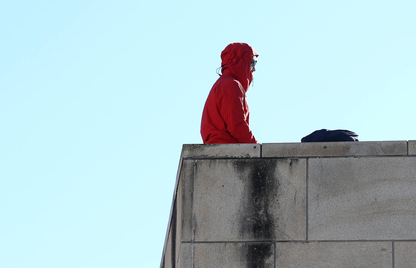 Un día de intenso frío en Córdoba, en imágenes