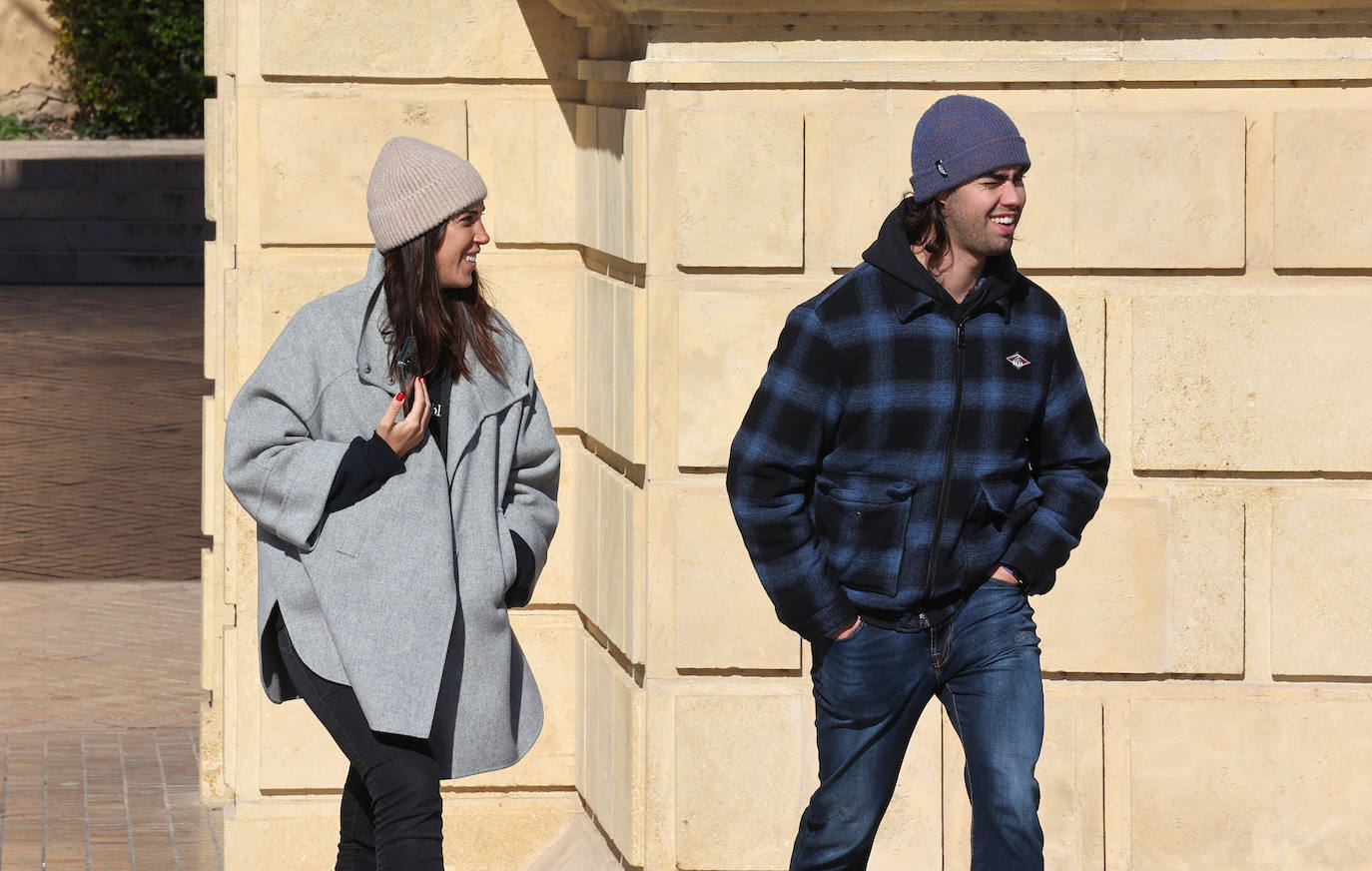 Un día de intenso frío en Córdoba, en imágenes