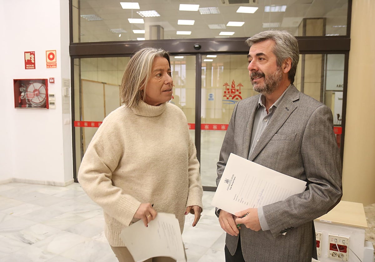 Albás y Torrico en el Ayuntamiento, este lunes