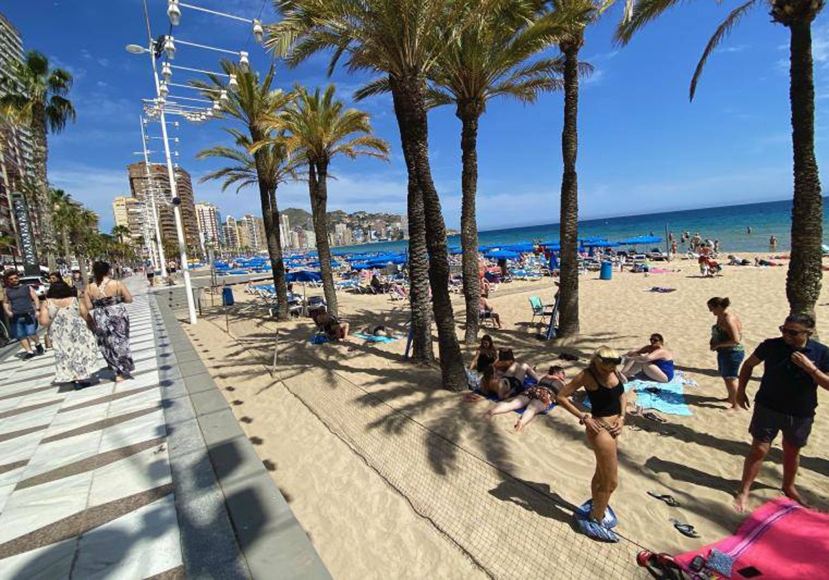 Imagen de archivo de una playa de Benidorm