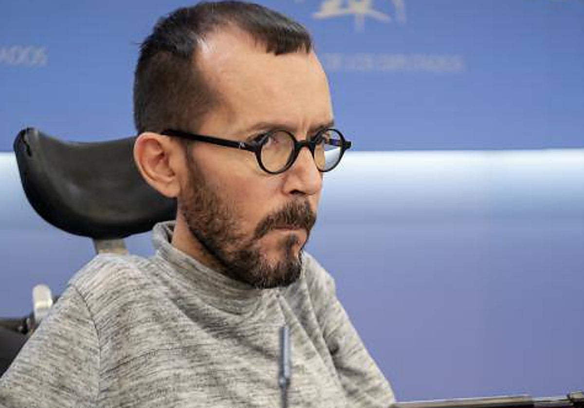 El portavoz de Unidas Podemos, Pablo Echenique