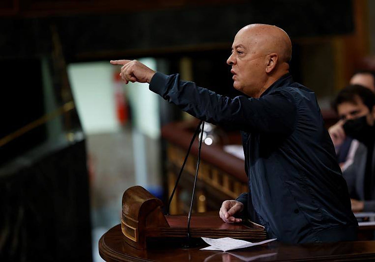 Odón Elorza durante una intervención en el Congreso de los Diputados