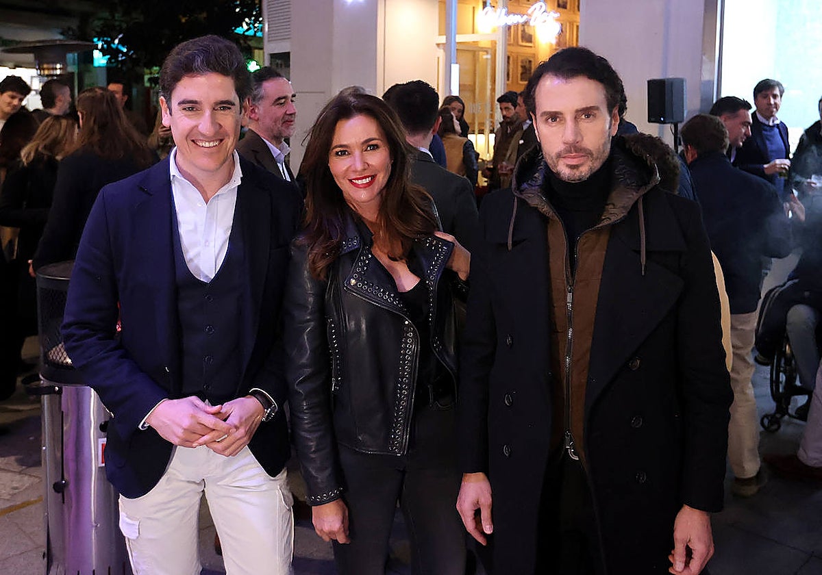 El CEO de Silbon, con Arantxa del Sol y Finito de Córdoba