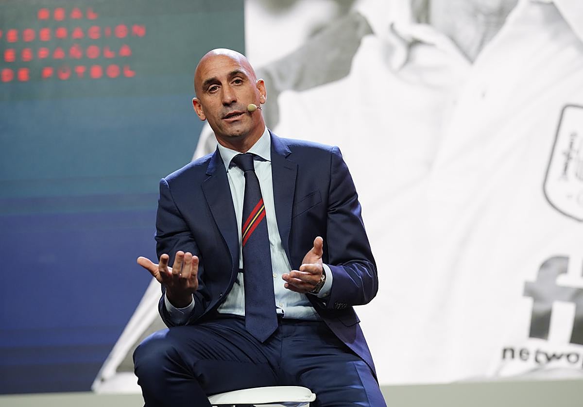 El presidente de la Federación Española, Luis Rubiales