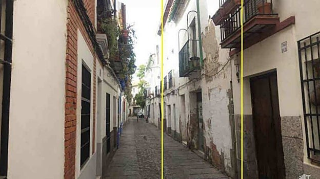 Fachada de la vivienda en venta en la calle Armas por 34.000 euros