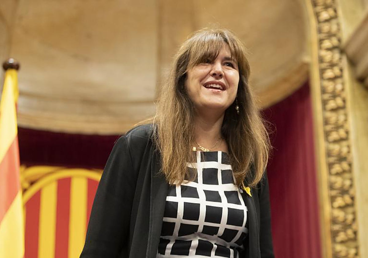 La presidenta de Junts, Laura Borràs