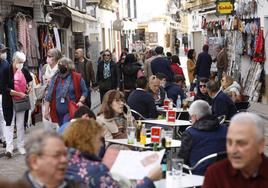 El gasto medio de los turistas en Córdoba sube en el último trimestre a 82,5 euros, un 20% más que en 2019