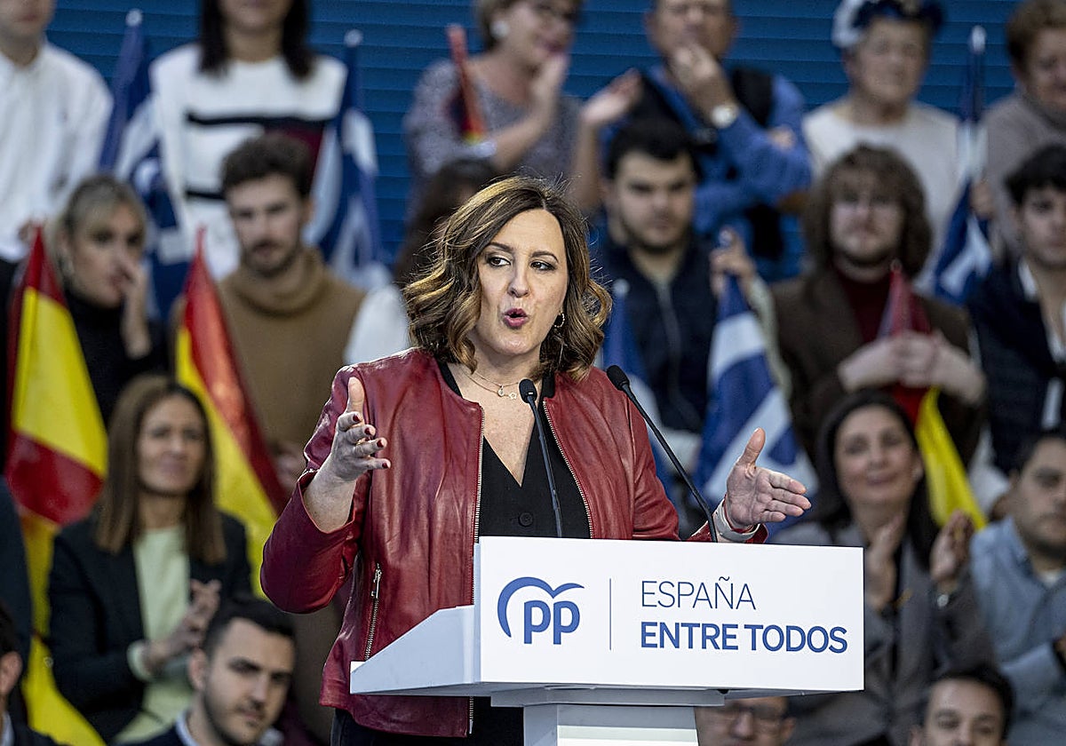 Imagen de la candidata del PP al Ayuntamiento de Valencia, María José Catalá
