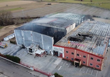 Cascajares vuelve a producir dos semanas después del incendio de su fábrica en Dueñas