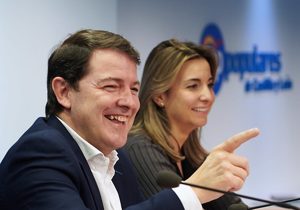 Alfonso Fernández Mañueco, en el Comité Ejecutivo Autonómico extraordinario del PP de Castilla y León