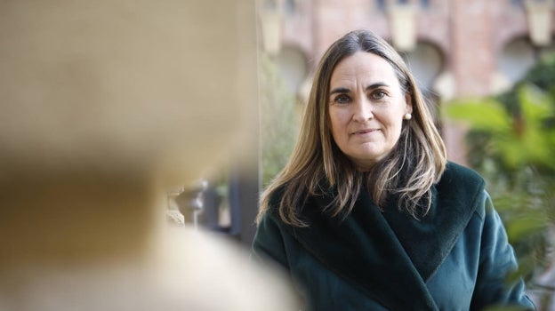María José Polo, durante la entrevista