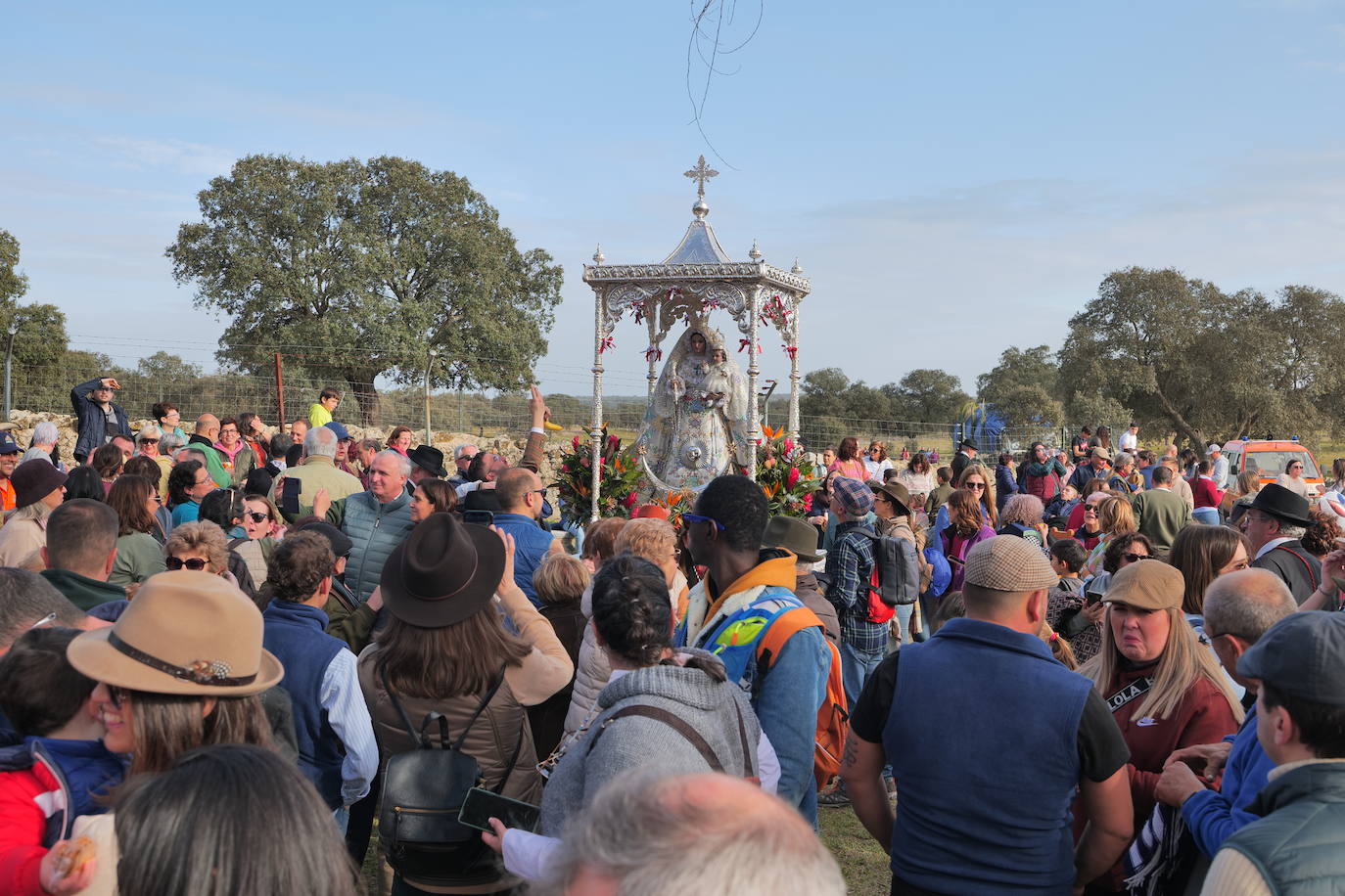 La llegada de la Virgen de Luna a Pozoblanco, en imágenes
