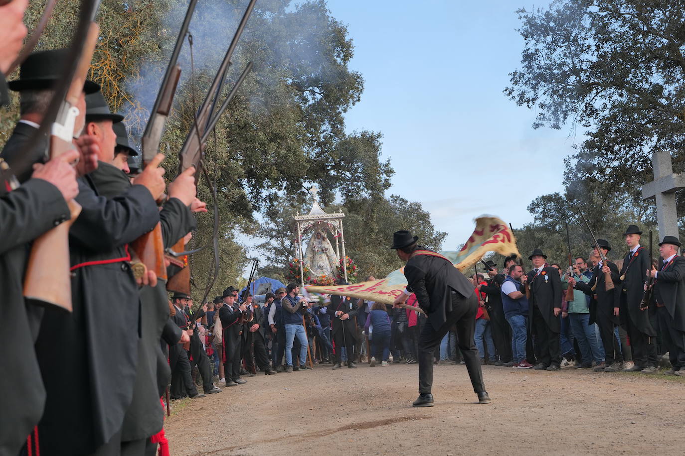 La llegada de la Virgen de Luna a Pozoblanco, en imágenes