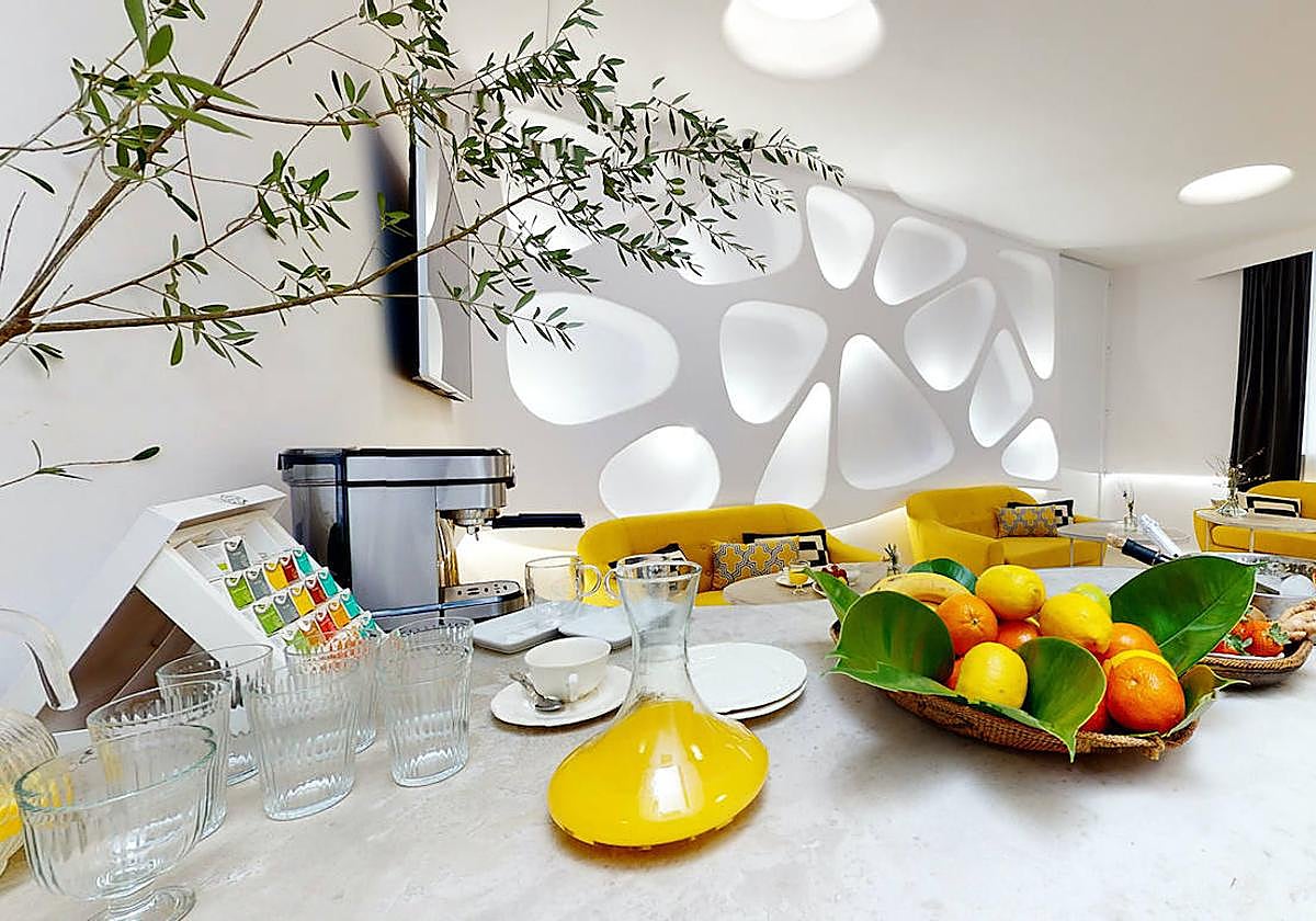 Imagen de una de las habitaciones del hotel Suite Generis