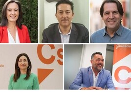 Dos concejales de la provincia de Sevilla, otro de Almería y dos cargos municipales en Málaga, nueva cúpula de Ciudadanos en Andalucía