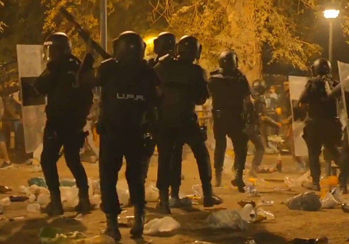 Noche de caos y reyertas en las fiestas de Alcalá de Henares