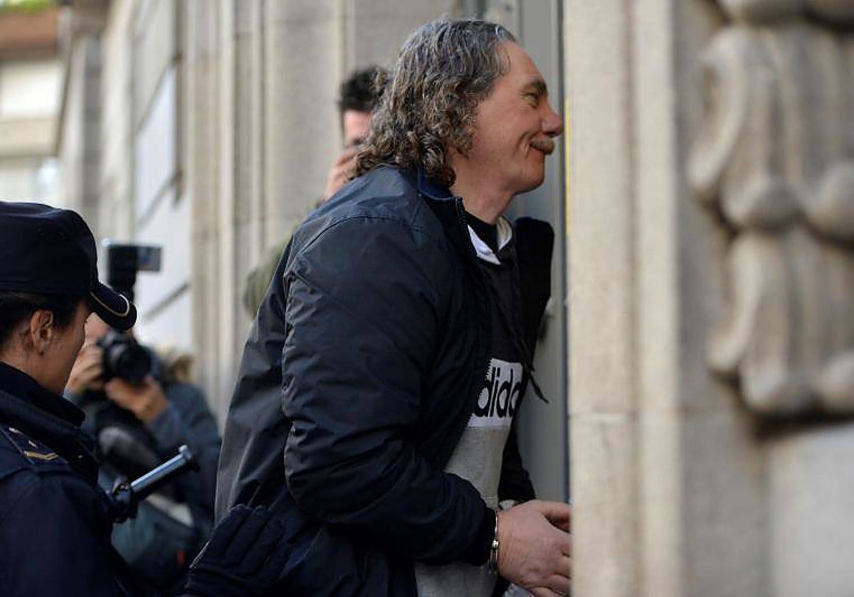 Sito Miñanco, en su último juicio, en noviembre de 2018 en la Audiencia Provincial de Pontevedra