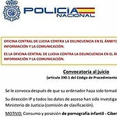 La alerta de la Policía Nacional sobre una nueva forma de 'phishing': se hacen pasar por agente y acusan a sus víctimas de pedofilia