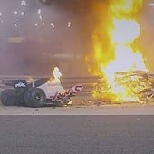 Primeros detalles de la exposición oficial de la Fórmula 1 en Madrid: estará el coche del grave accidente de Grosjean