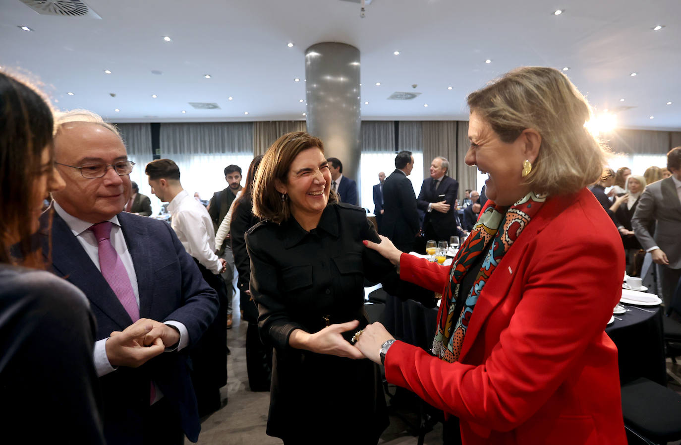 Las mejores imágenes de la conferencia de la consejera de Empleo de la Junta de Andalucía