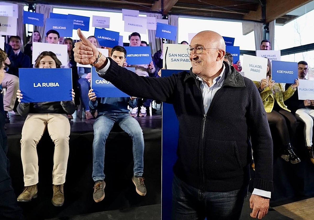Presentación de la candidatura de Jesús Julio Carnero a la Alcaldía de Valladolid