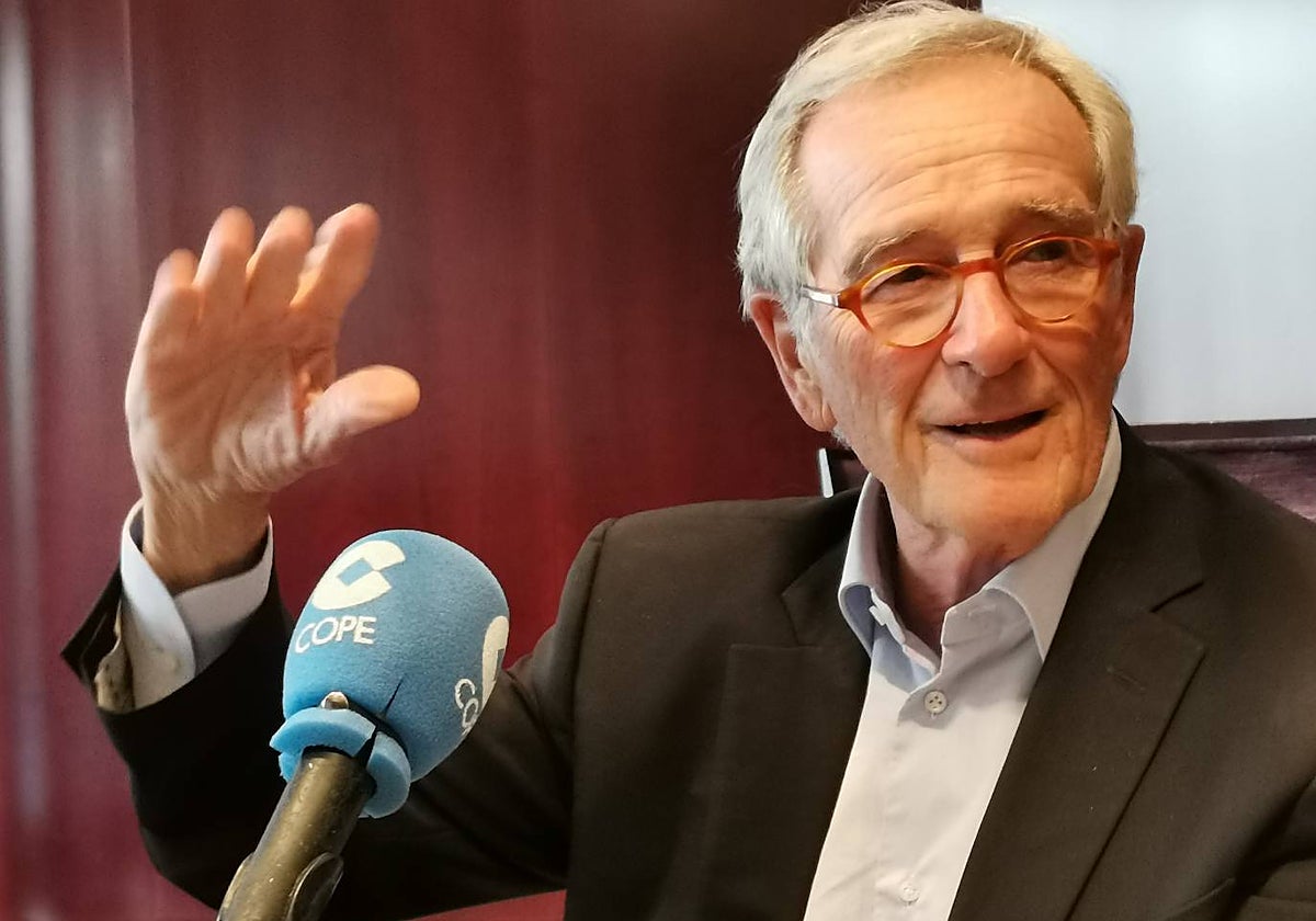 Trias, durante la grabación del programa